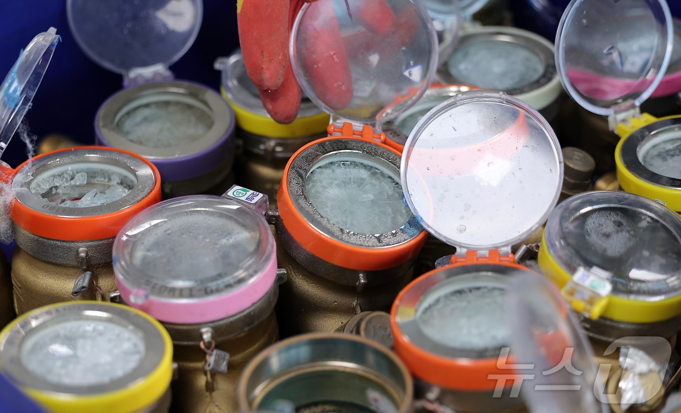 동파 계량기. 기사 이해를 돕기 위한 자료사진.(뉴스1 DB)