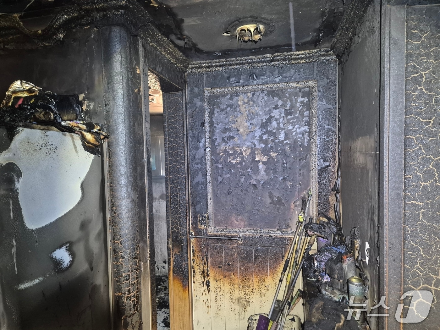  당진 신평면 단독주택 화재 현장. (당진소방서 제공, 재판매 및 DB금지) / 뉴스1