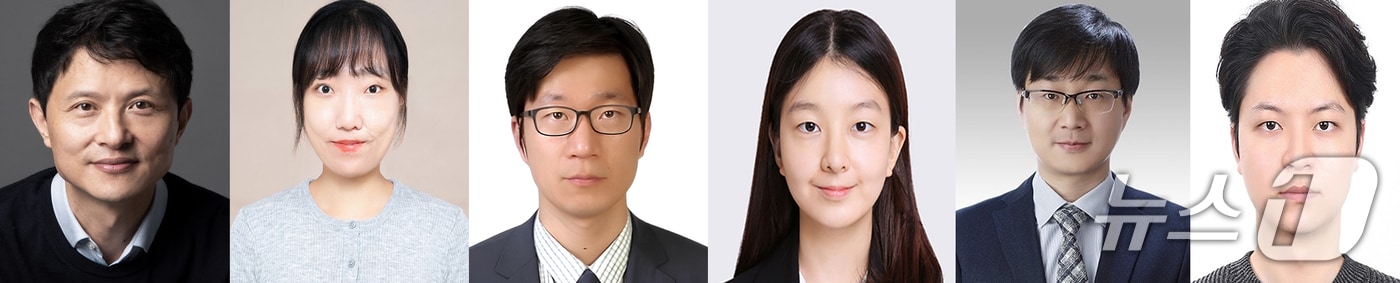 왼쪽부터 포스텍 용기종 화학공학과 교수, 포스텍  화학과 통합과정 임채은 씨, 한국에너지공과대학교 에너지공학부 김우열 교수, 에너지공학부 통합과정 손유림 씨, 카이스트 신소재공학과 서동화 교수, 통합과정 권민준 씨. (포스텍 제공, 재판매 및 DB금지) 2026.1.20/뉴스1 