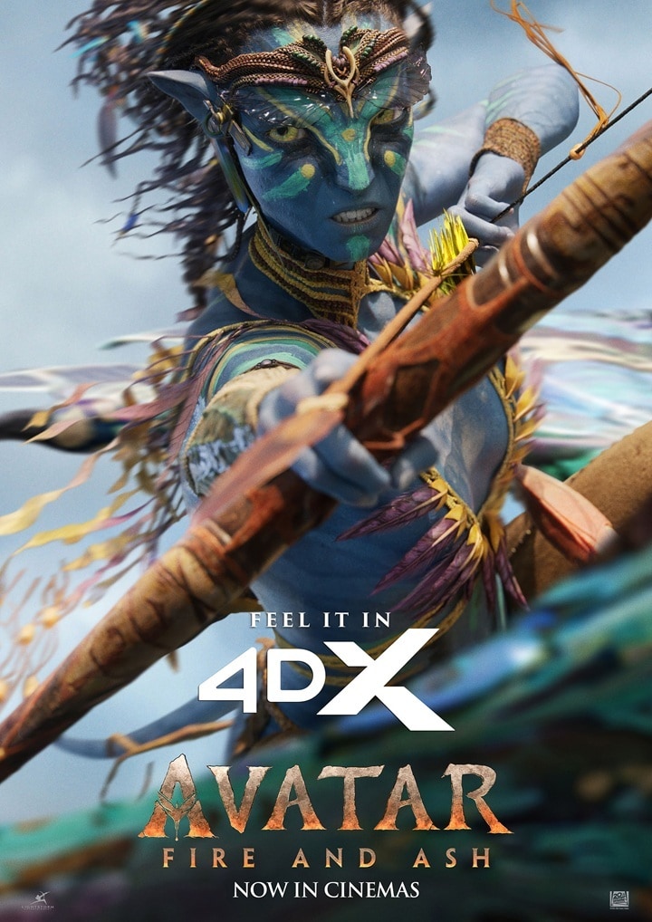 '아바타: 불과 재' 4DX 포스터