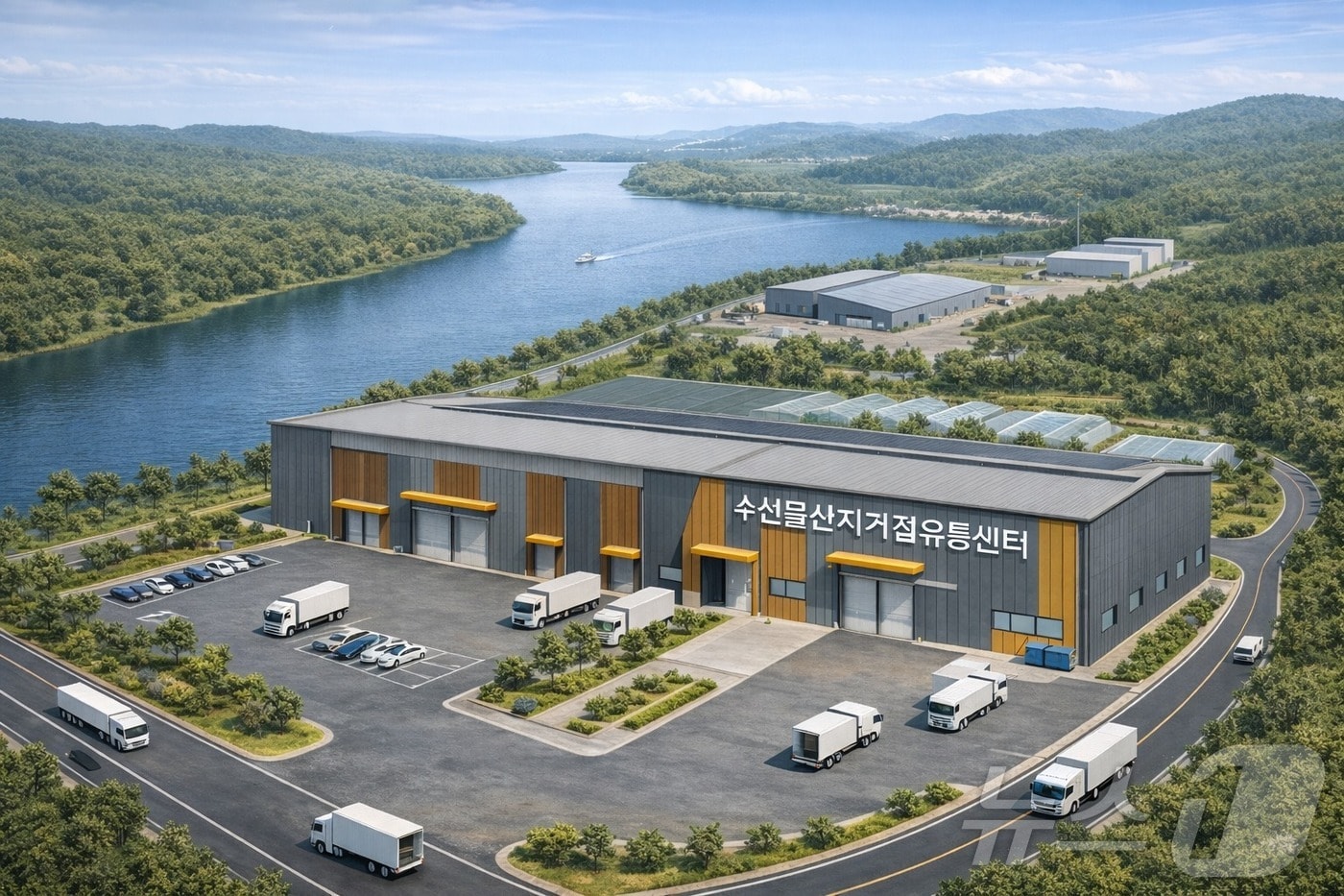 경북도가 해양수산부에서 40억 원을 지원받아 영덕 로하스 농공단지에 ‘수산물산지거점유통센터(FPC)’를 건립한다.(경북도 제공. 재판매 및 DB금지) /뉴스1