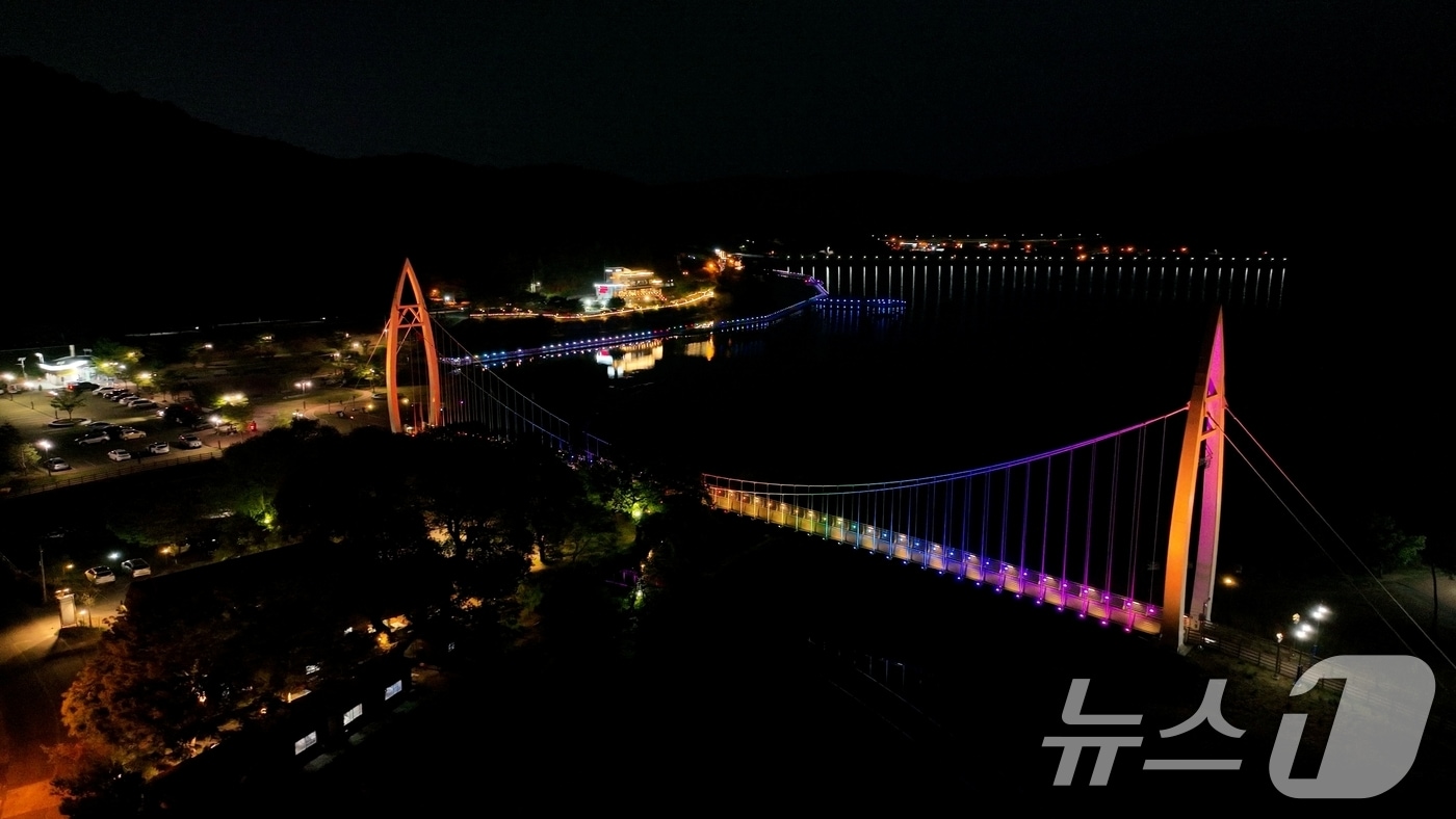 칠곡 동명 수변공원 전경(칠곡군 제공) /뉴스1 ⓒ News1 정우용 기자