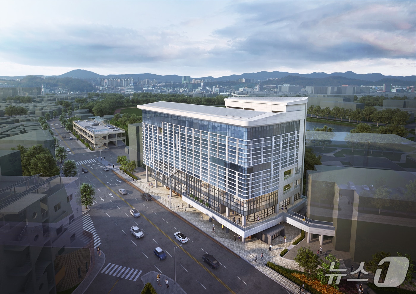 광주 북구청 신관 조감도. 뉴스1 DB