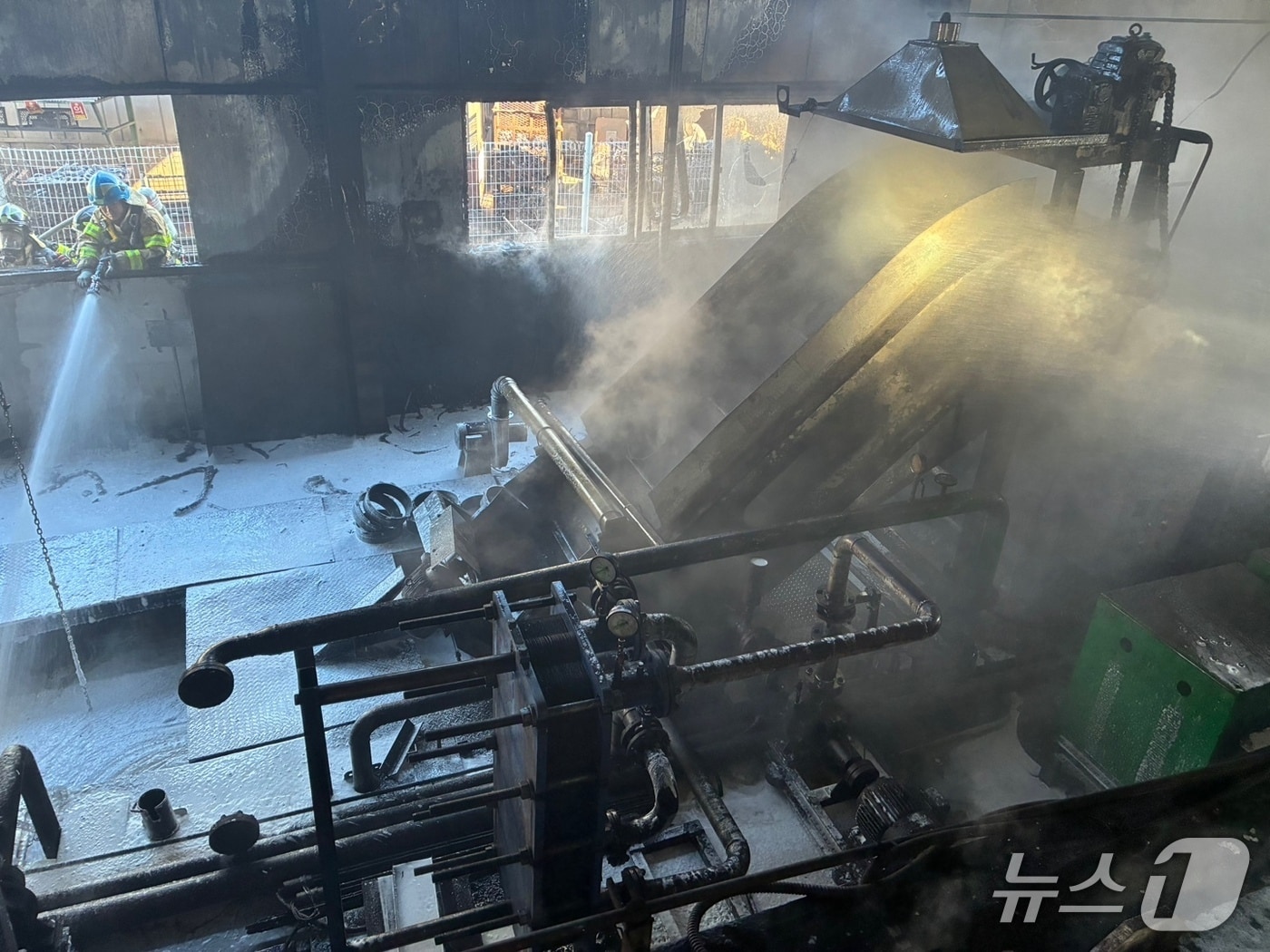 화재 현장(경남소방본부 제공. 재판매 및 DB금지).