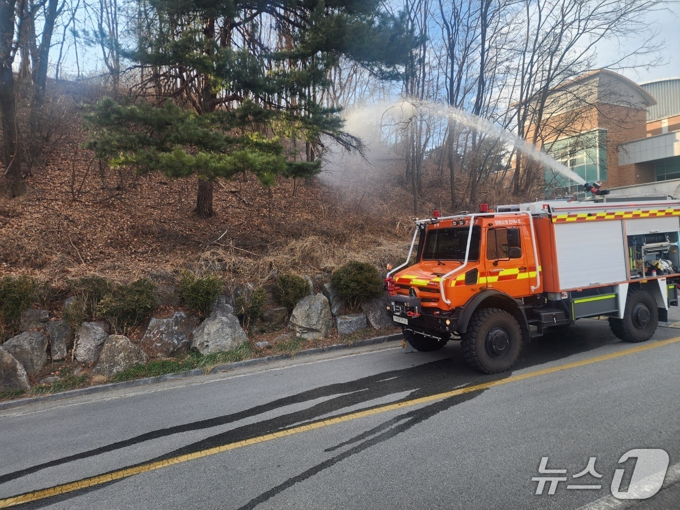 강원특별자치도 소방본부, 산불 예방 순찰.(도소방본부 제공, 재판매 및 DB금지)
