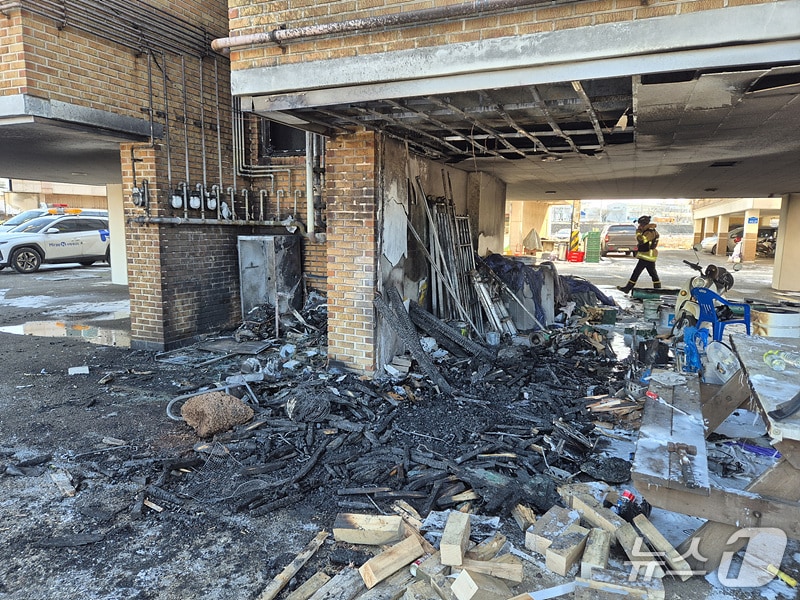 당진 송악읍 화재 현장. (당진소방서 제공, 재판매 및 DB금지) / 뉴스1 