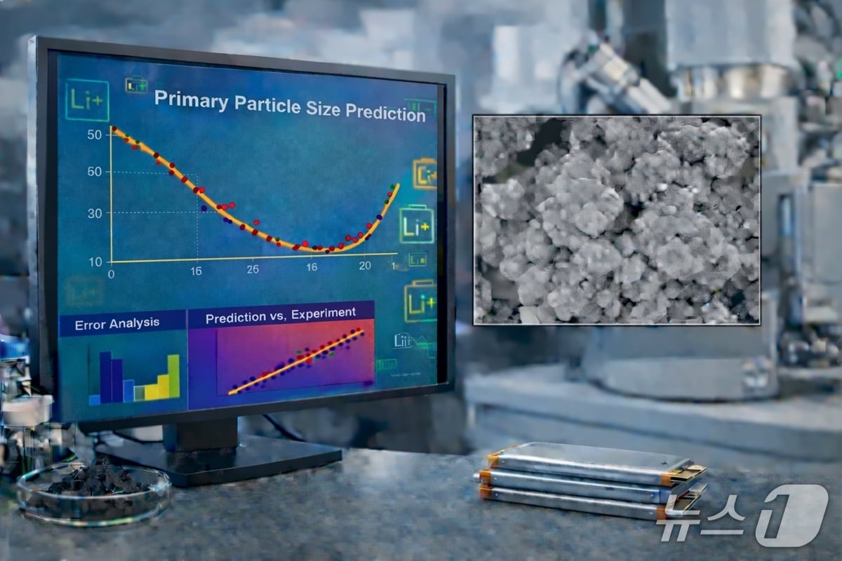 배터리 성능 예측(AI생성 이미지·KAIST 제공) /뉴스1