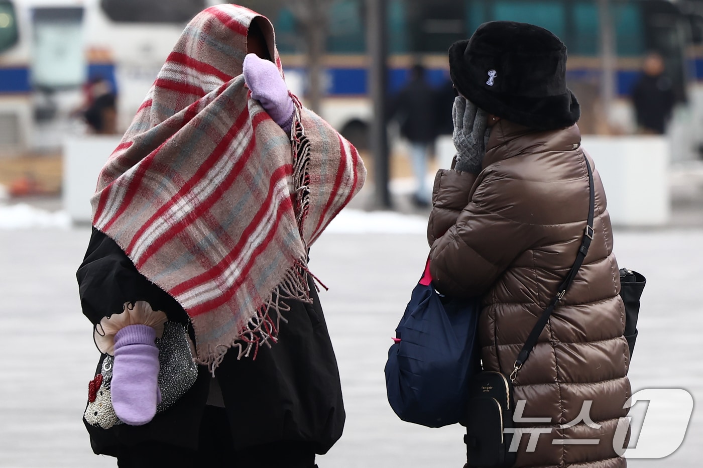 한 시민이 목도리를 몸에 두르고 있다. (사진은 기사 내용과 무관함) / 뉴스1 ⓒ News1