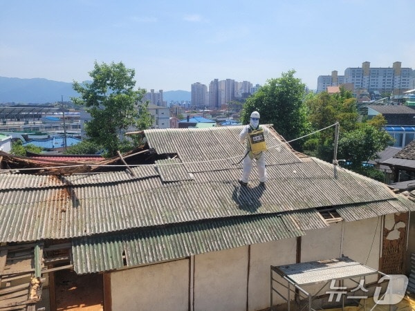 슬레이트 철거현장.(강릉시 제공, 재판매 및 DB 금지) 2026.1.26/뉴스1