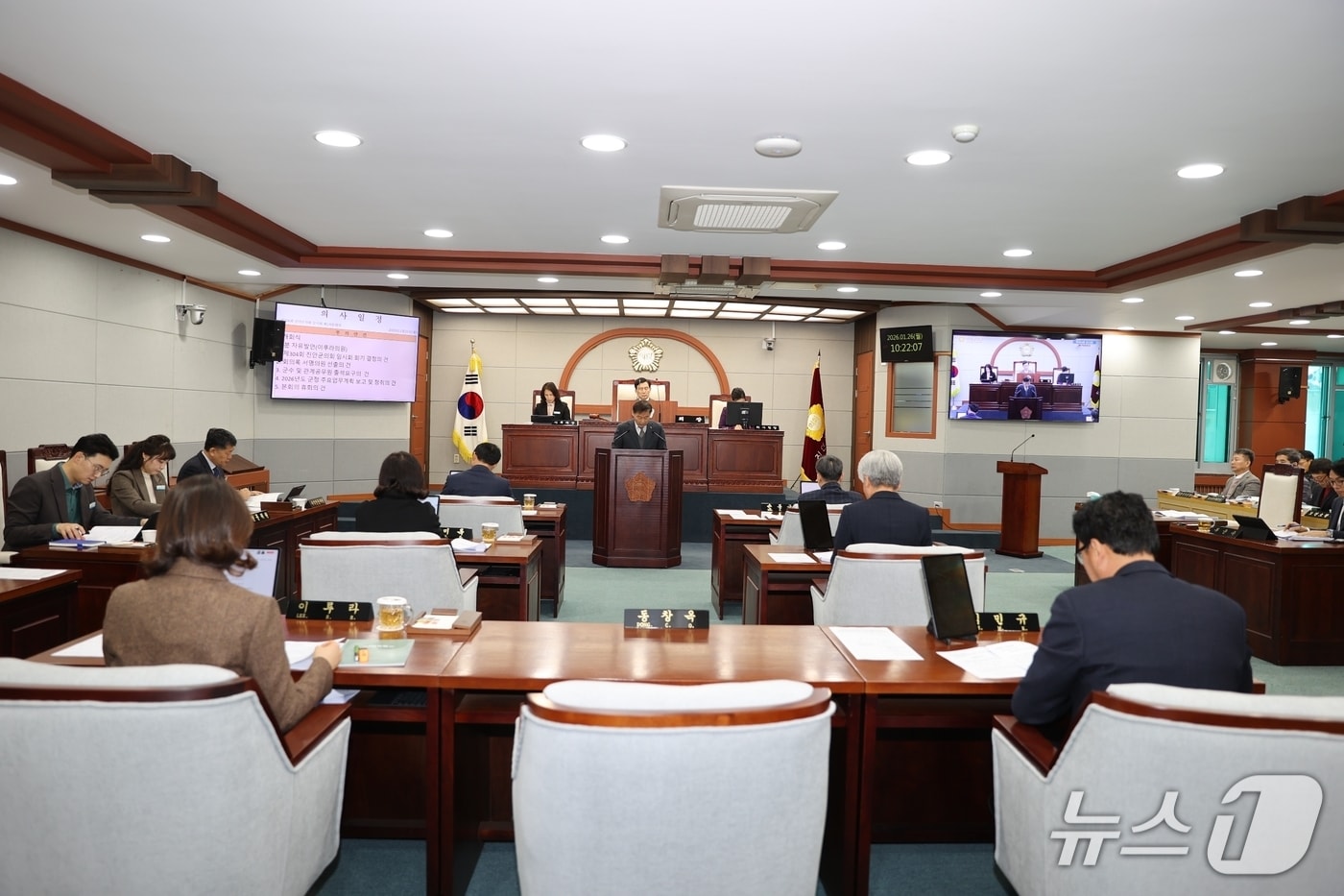 26일 전북 진안군의회가 제304회 임시회를 개회하고 30일까지 5일간의 일정에 돌입했다.(의회제공. 재판매 및 DB금지)2026.1.26/뉴스1