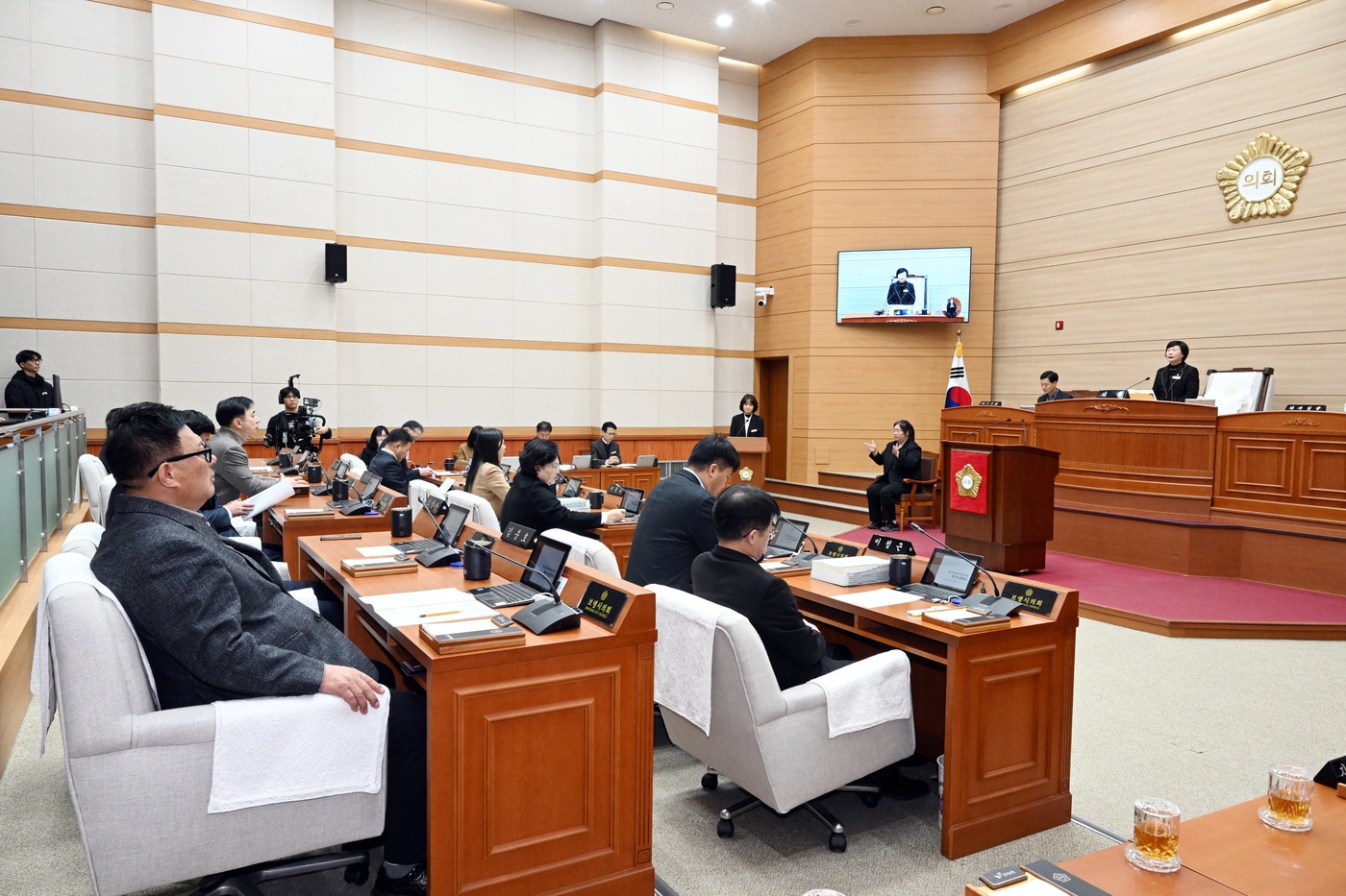 보령시의회 임시회 1차 본회의 개회 모습.(시의회 제공. 재판매 및 DB금지)/뉴스1