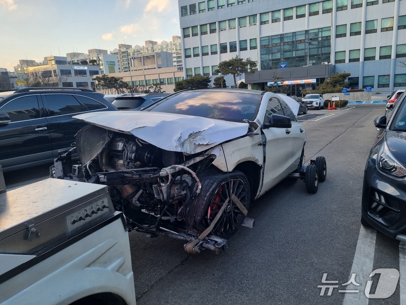 압수차량.(경기남부경찰청 제공)