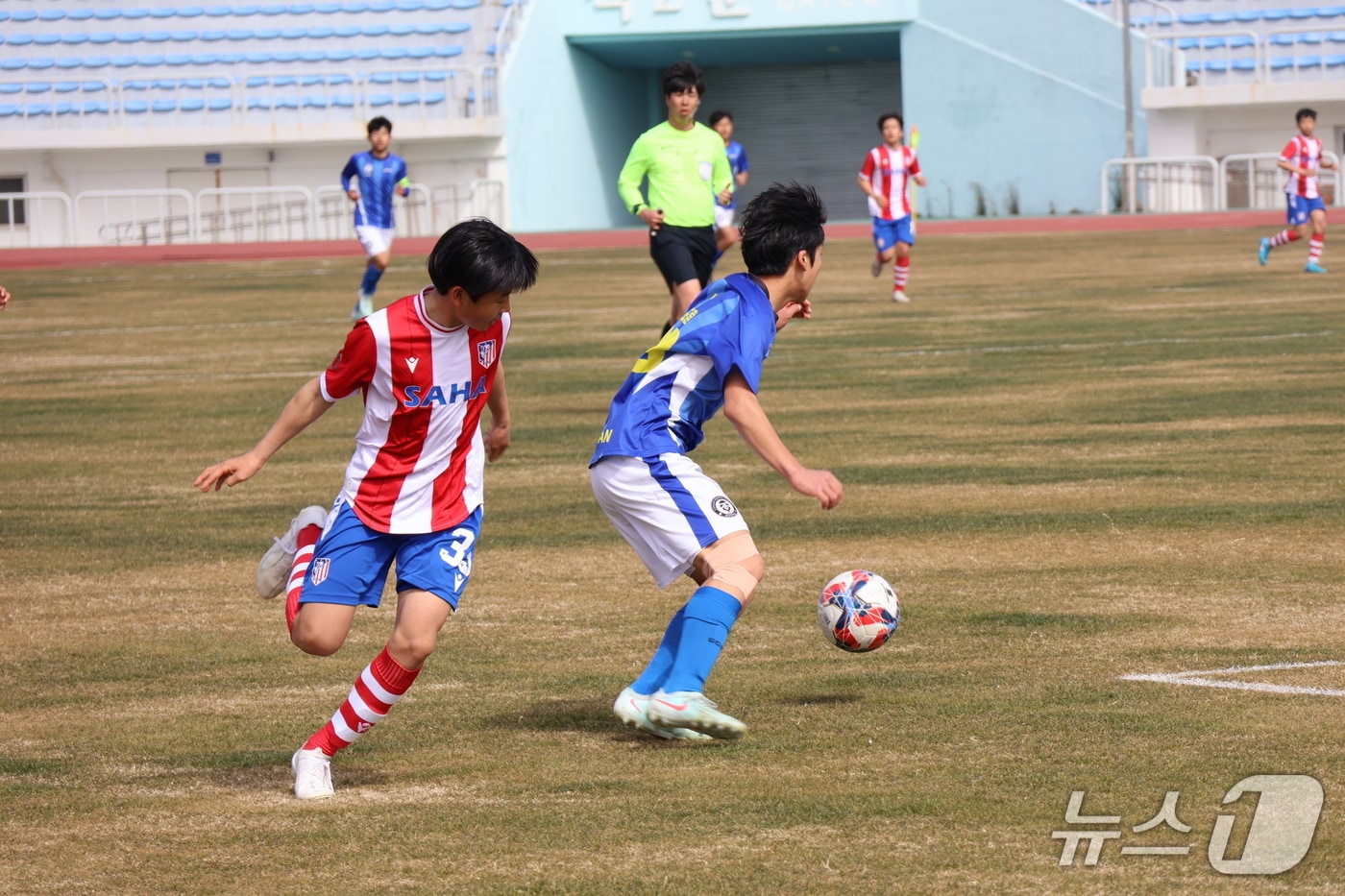 지난해 제주에서 열린 '제26기 탐라기 전국중학교 축구대회' 모습.(제주시 제공. 재판매 및 DB 금지)