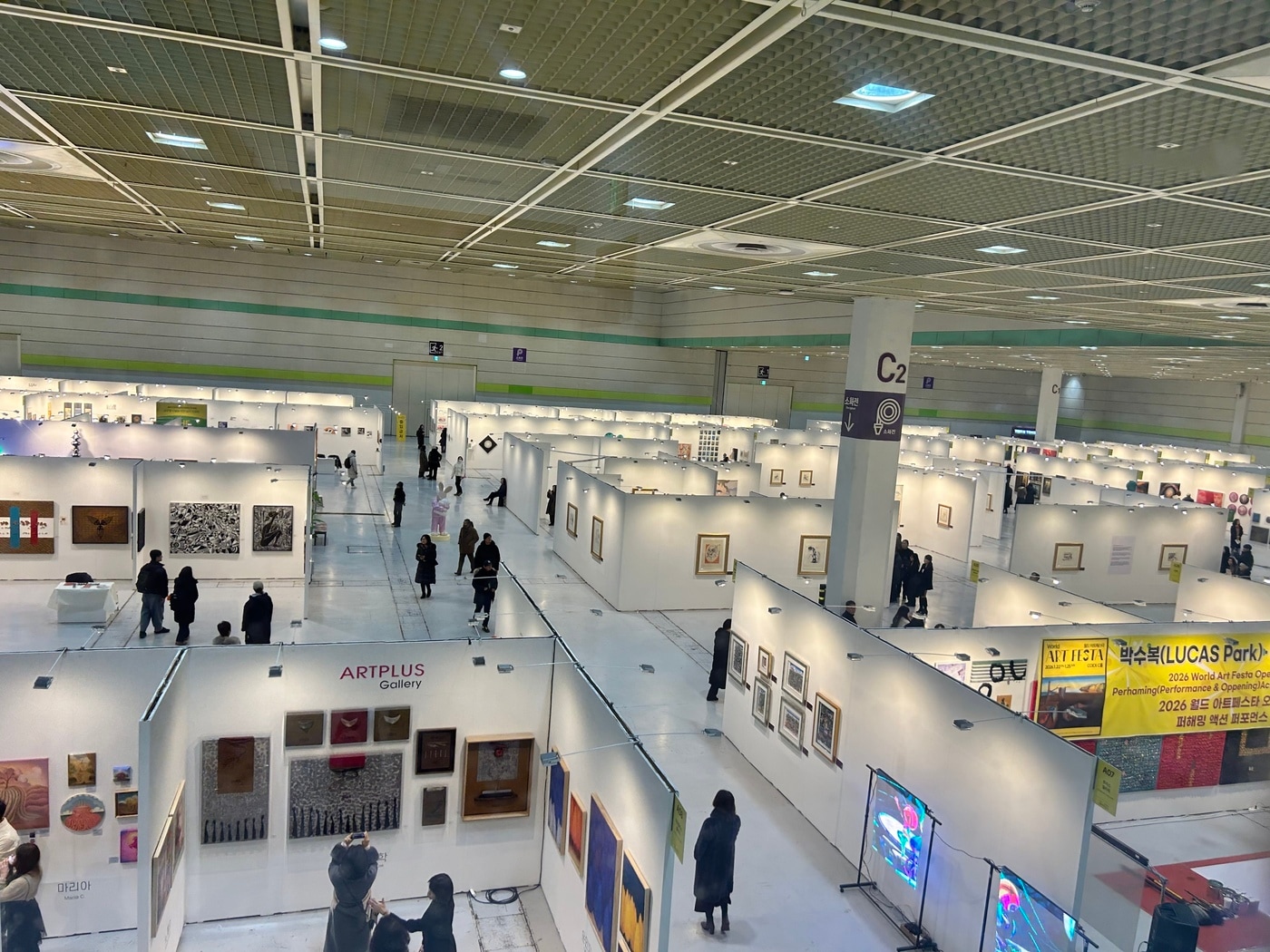 WAF26_전시장 전경 (월드 아트 페스타 2026 운영위원회 제공)