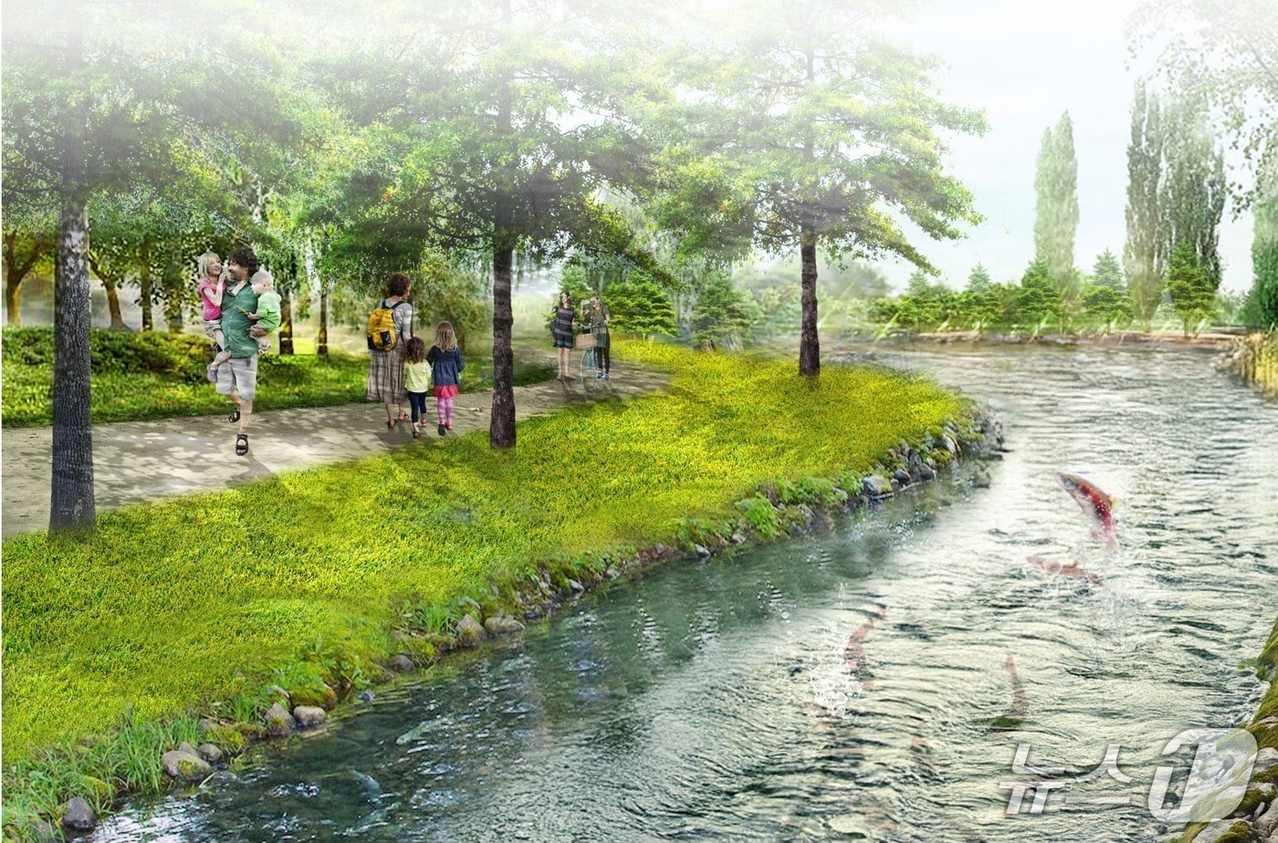 강원 양양 연어자연산란장 투시도.(양양군 제공, 재판매 및 DB 금지) 2026.1.27/뉴스1