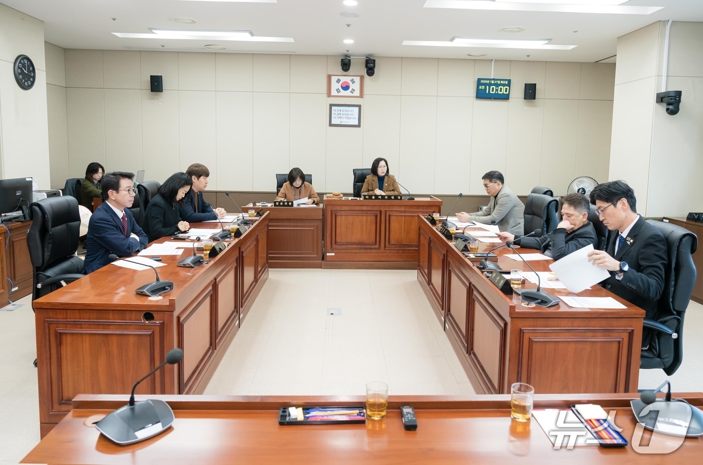 27일 열린 용인시의회 의회운영위원회 회의 모습.(시의회 제공)