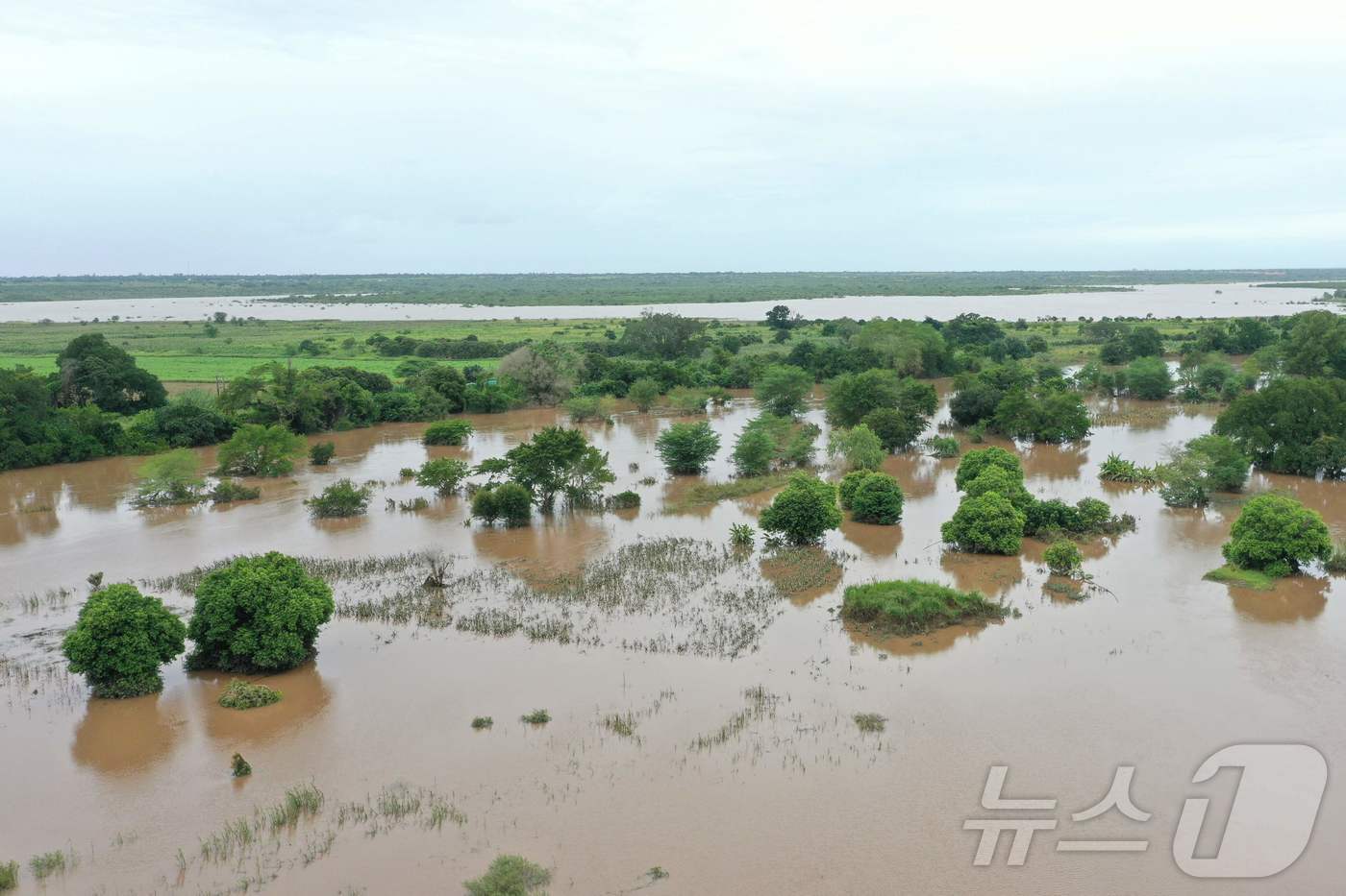 연일 내린 집중호우로 홍수 피해를 입은 모잠비크.ⓒ AFP=뉴스1