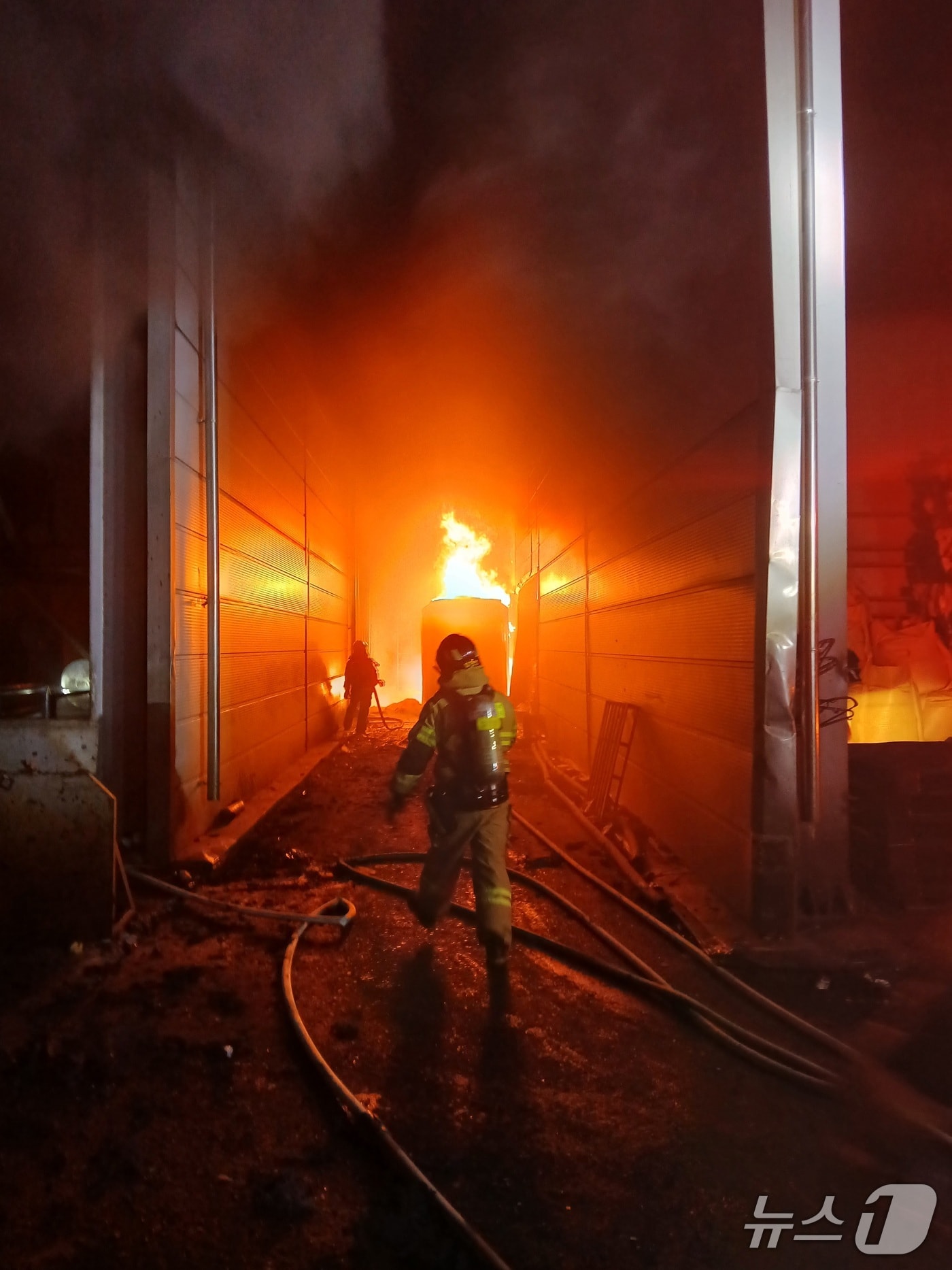 화재현장(인천소방본부 제공/뉴스1)