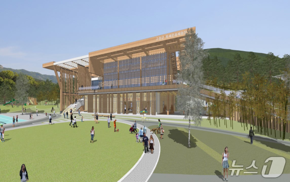 고창군 산림휴양테마파크 조감도.(고창군 제공. 재판매 및 DB금지)