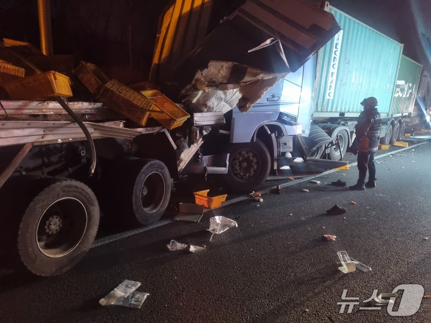 사고 현장.(독자 제공. 재판매 및 DB금지)