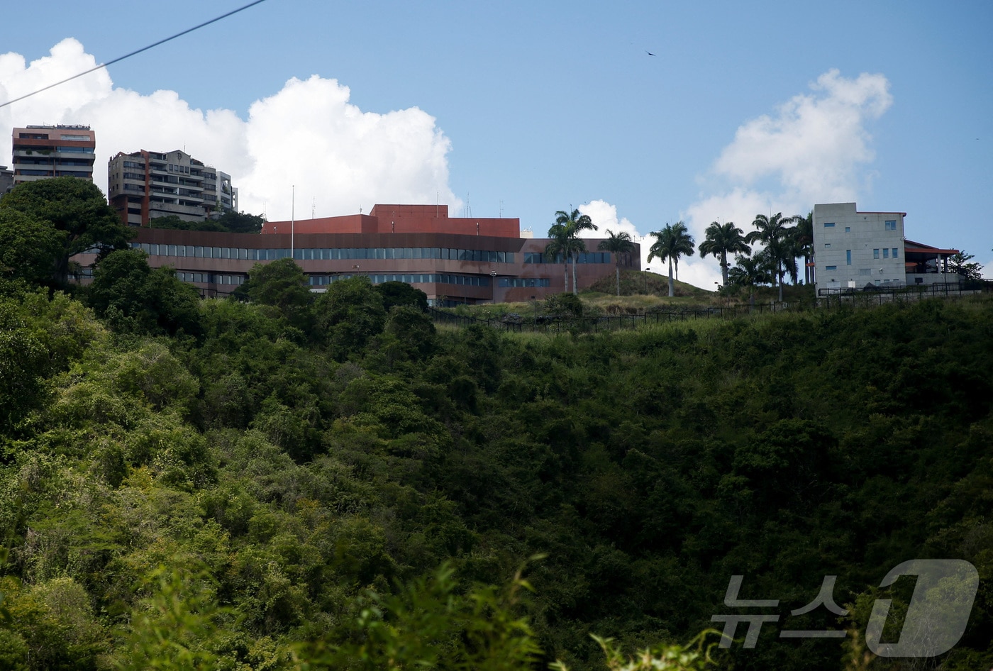 베네수엘라 주재 미국 대사관. 2025.10.6./뉴스1 ⓒ 로이터=뉴스1 ⓒ News1 이창규 기자