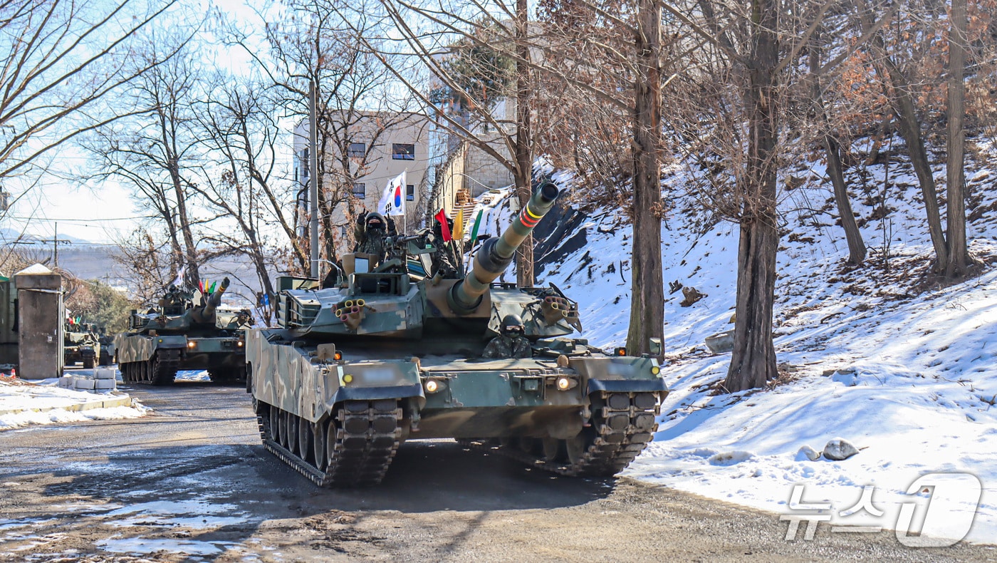 육군 2기갑여단 기동 훈련 모습. (육군 2기갑여단 제공, 재판매 및 DB금지)