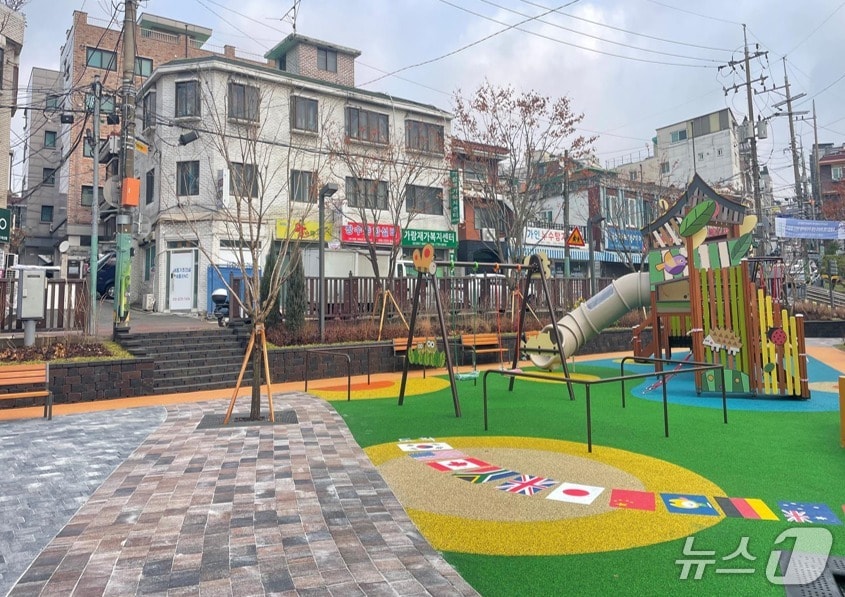 금천구 독산2동에 위치한 푸른골어린이공원 전경.(금천구 제공)