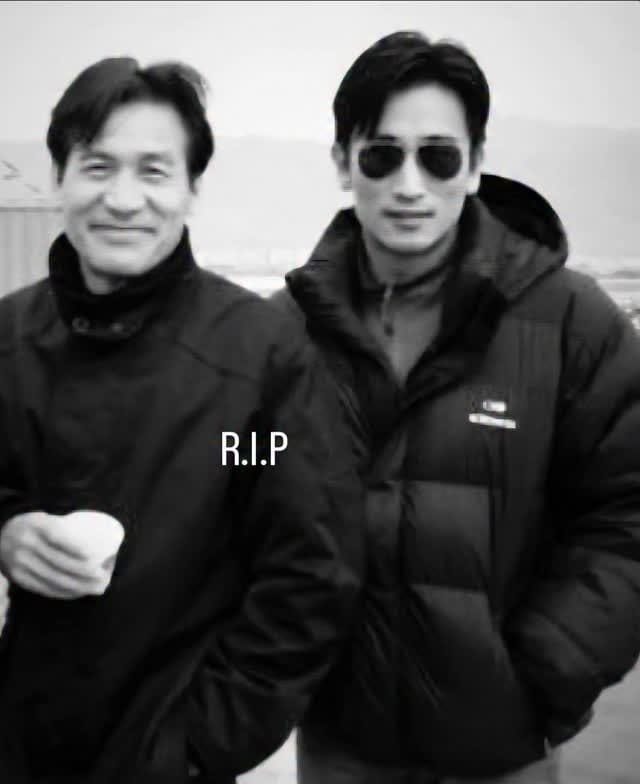 안성기와 차인표(SNS 갈무리)