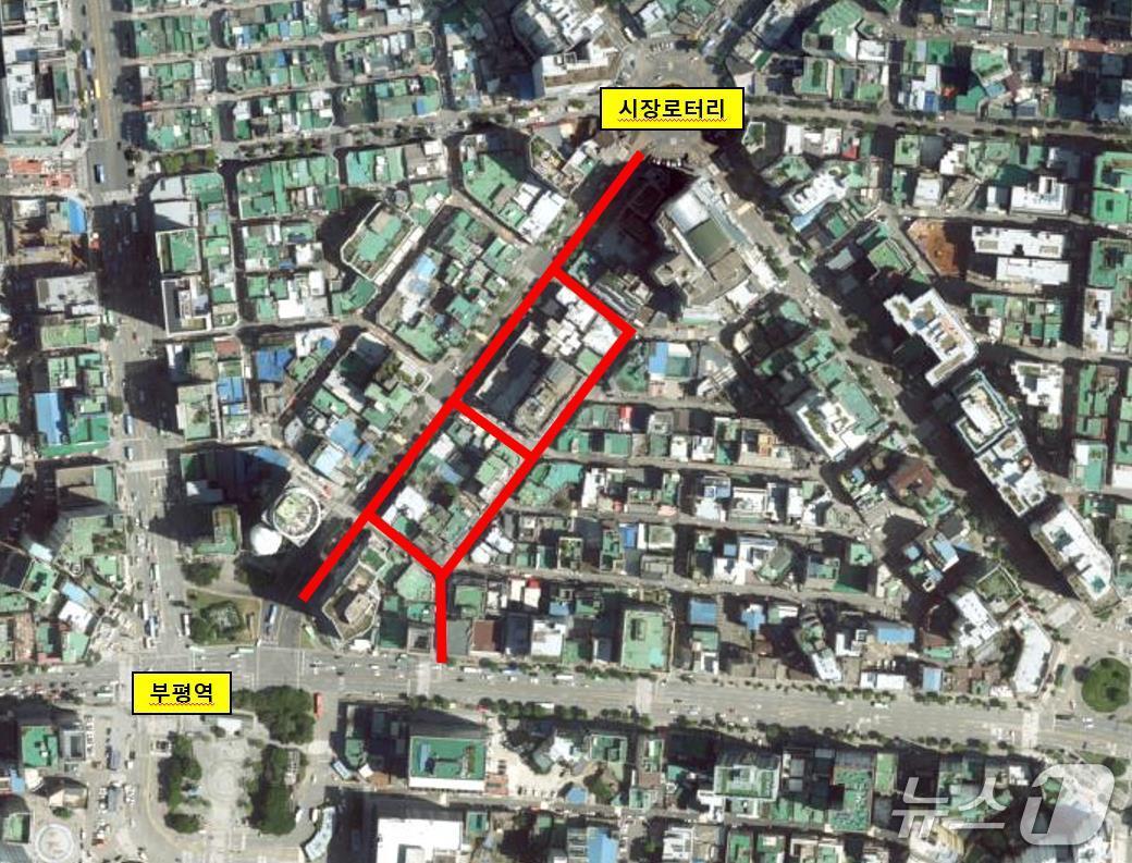 킥보드없는거리 시범구역(인천 부평구 제공/뉴스1)