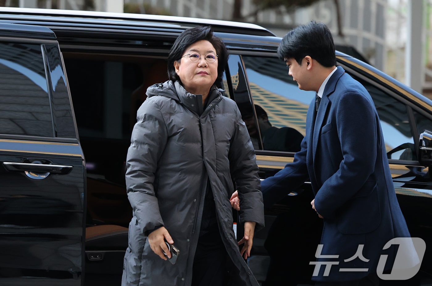이혜훈 초대 기획예산처 장관 후보자가 8일 오전 서울 중구 예금보험공사에 마련된 인사청문회 준비 사무실로 출근하고 있다. 2026.1.8/뉴스1 ⓒ News1 오대일 기자