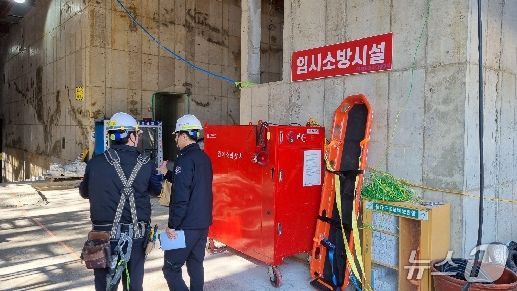 강원특별자치도 소방본부, 소방시설 점검 현장.(도소방본부 제공, 재판매 및 DB금지)