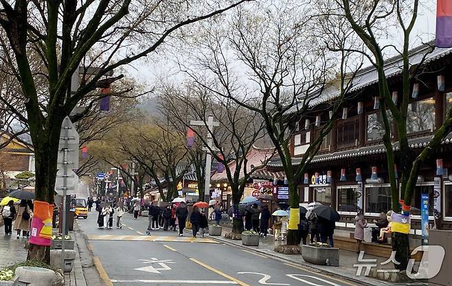 전주한옥마을 전경./뉴스1DB