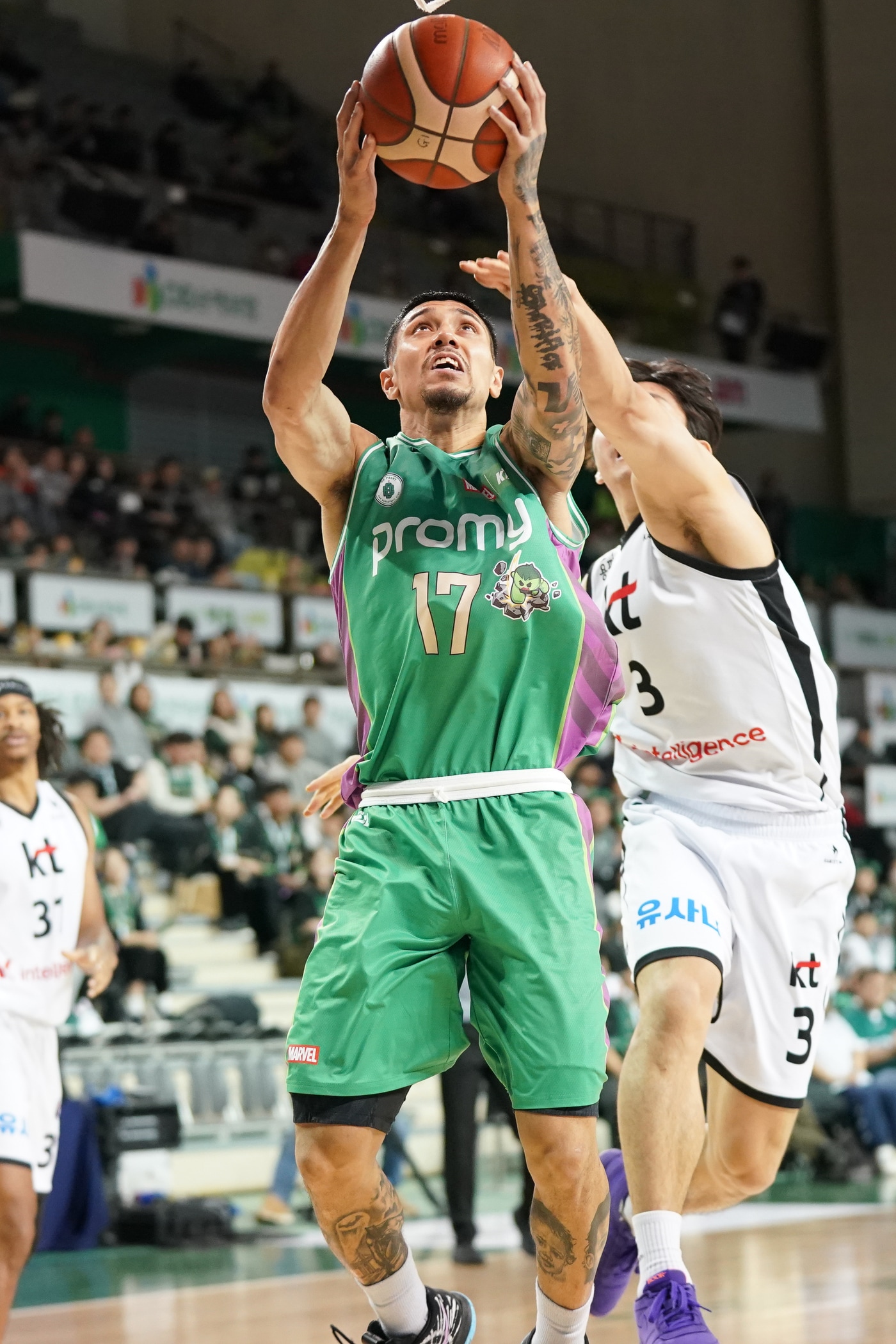 프로농구 DB 알바노가 8일 KT와 경기에서 슛을 쏘고 있다.(KBL 제공)