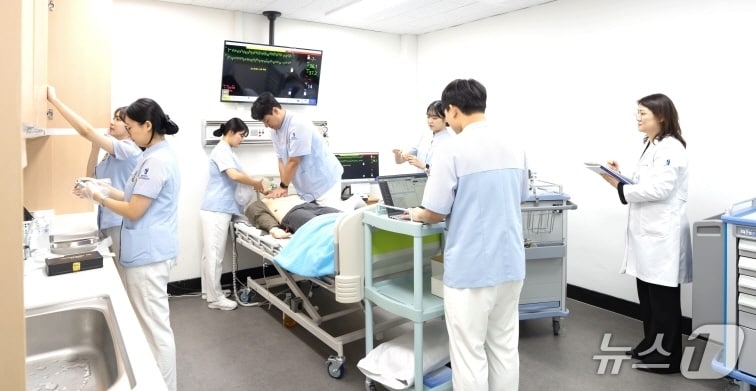 전주대 간호학과 실습 장면.(전주대 제공, 재판매 및 DB 금지)/뉴스1