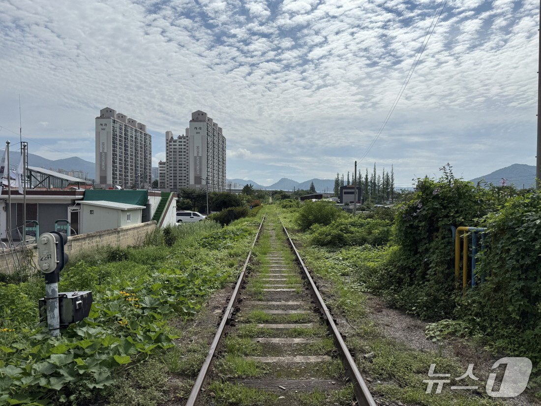 화순 복암선 폐철도 부지.(화순군 제공, 재배포 및 DB 금지)