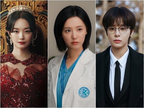 신민아, 김지원, 설인아(왼쪽부터) / 사진 제공=디즈니+(플러스) '재혼 황후', SBS '닥터X', tvN '나의 유죄인간'
