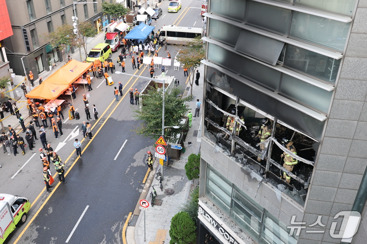 강남구 역삼동, 건물 2곳에서 화재 발생…경찰, 방화 가능성 수사 중