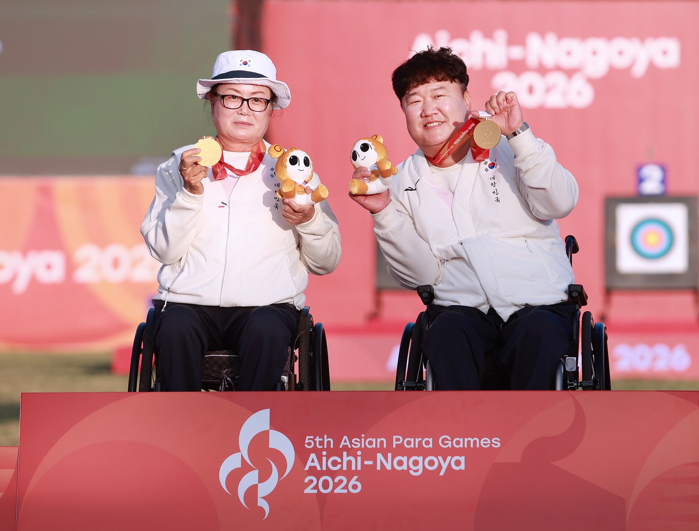 김옥금·박홍조, 슛오프 끝에 APG 양궁 혼성 단체전 2연패