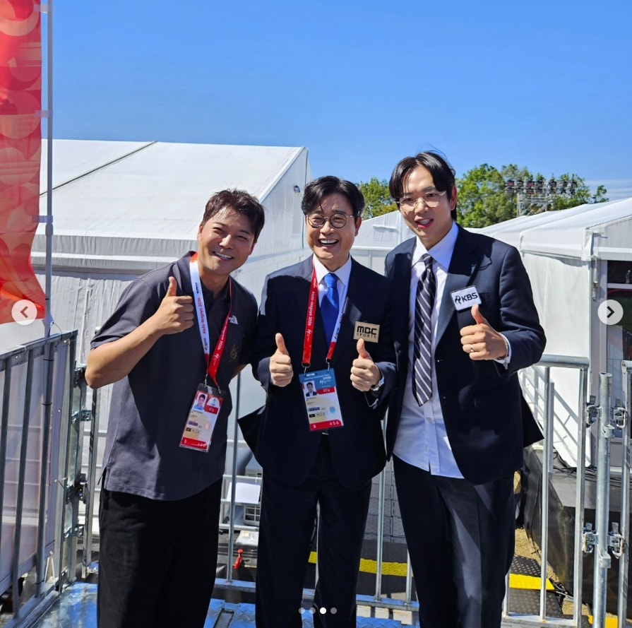전현무, 김성주, 장성규(왼쪽부터) / 사진=장성규 인스타그램