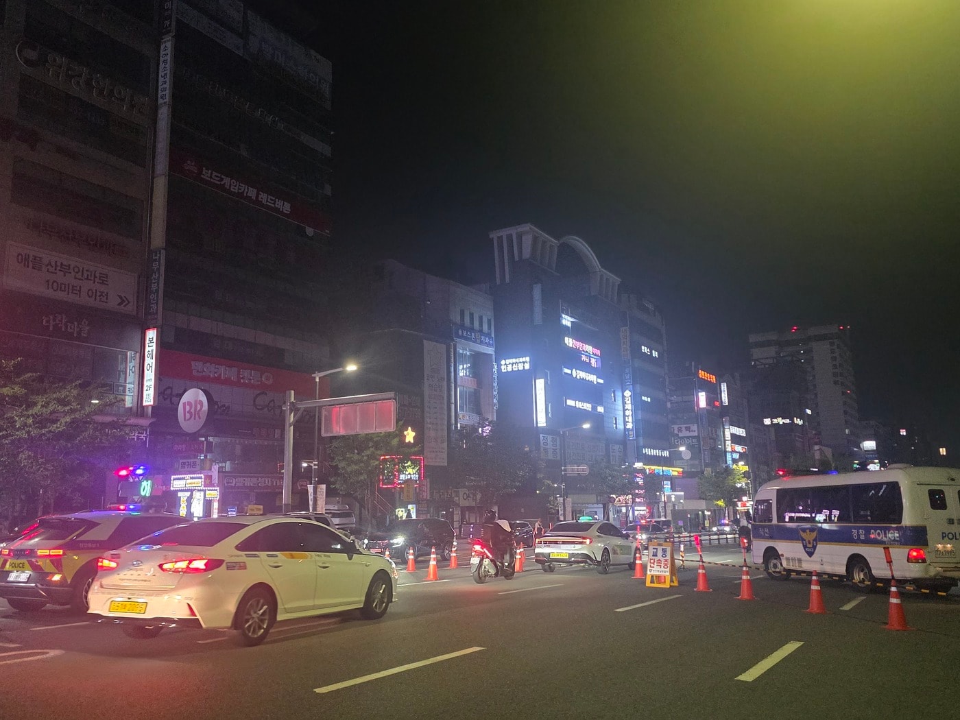 충남 경찰, 한글날 폭주 행위 특별 단속 실시…123건 적발