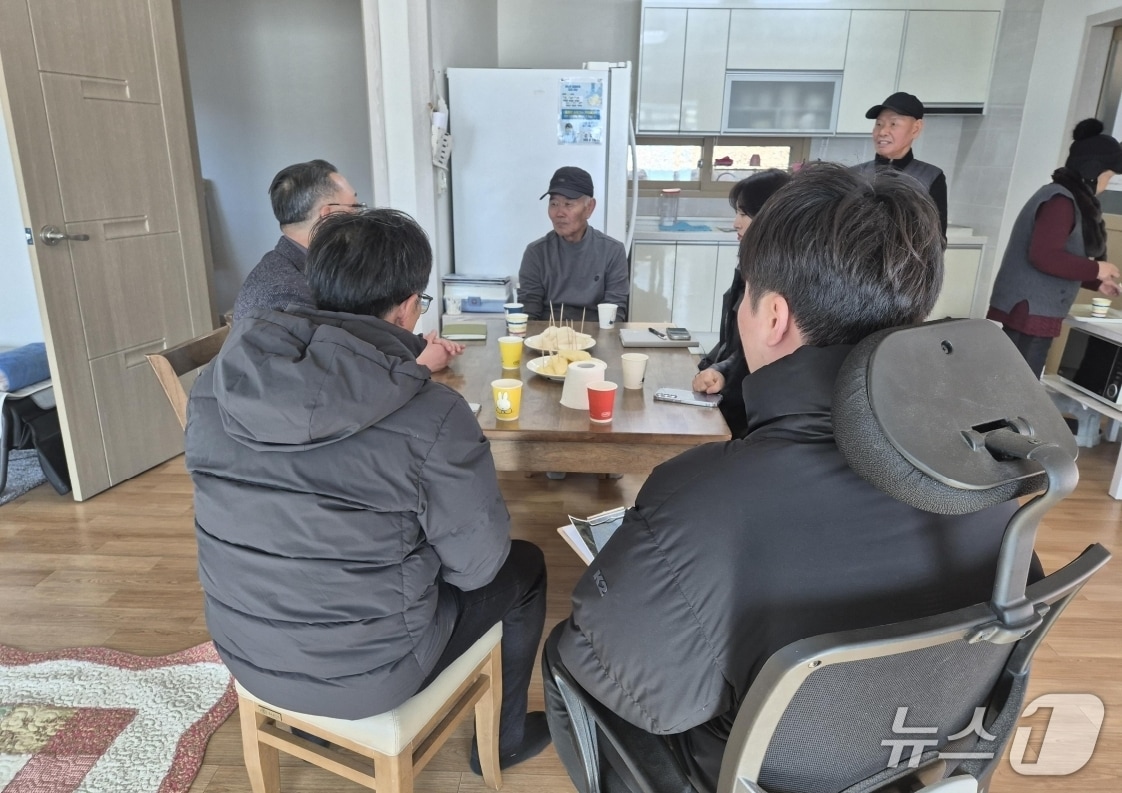 춘천시, 지난 9일 북산면 대곡리 거주민들과 면담.(춘천시 제공, 재판매 및 DB금지)