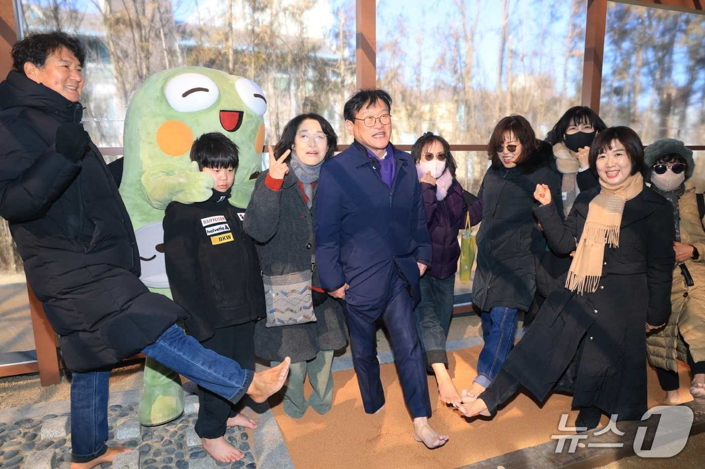 대구 수성생활체육공원 사계절 맨발산책로 개장식(대구 수성구 제공. 재판매 및 DB금지)