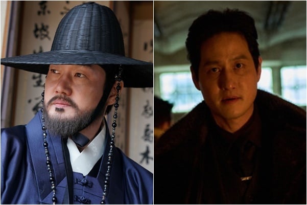 윺지태(왼쪽)과 박해준 / '왕과 사는 남자' '휴민트' 스틸 컷