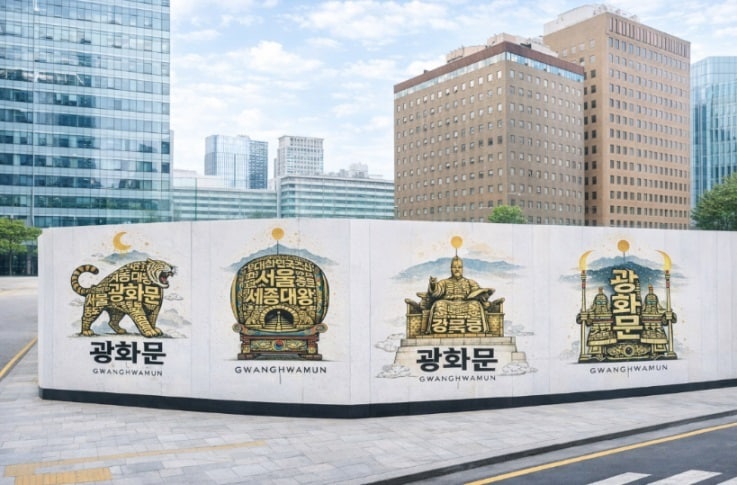 광화문 고궁·타이포그래피(종로구 제공)