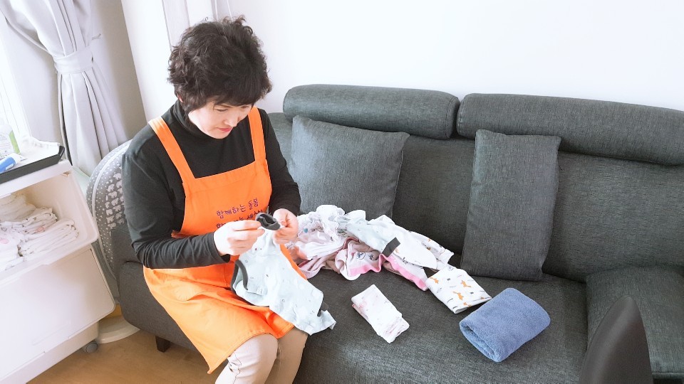 가사관리사 필수노동자 근무(성동구 제공)