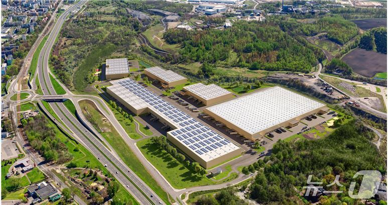 한국해양진흥공사가 투자한 폴란드 카토비체 물류센터 전경 (해진공 제공. 재판매 및 DB금지)