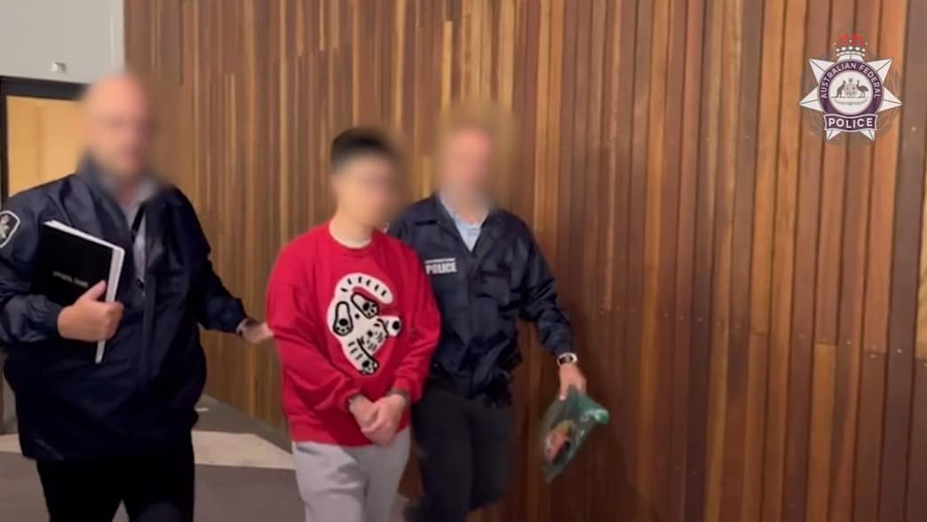 호주 연방경찰이 공개한 용의자 체포영상 (출처=호주 연방경찰(AFP) 웹사이트)