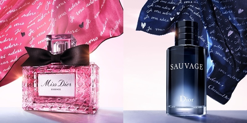 (좌) 미스 디올 에쌍스 (우) 소바쥬 오 드 퍼퓸 / 사진제공=디올 뷰티