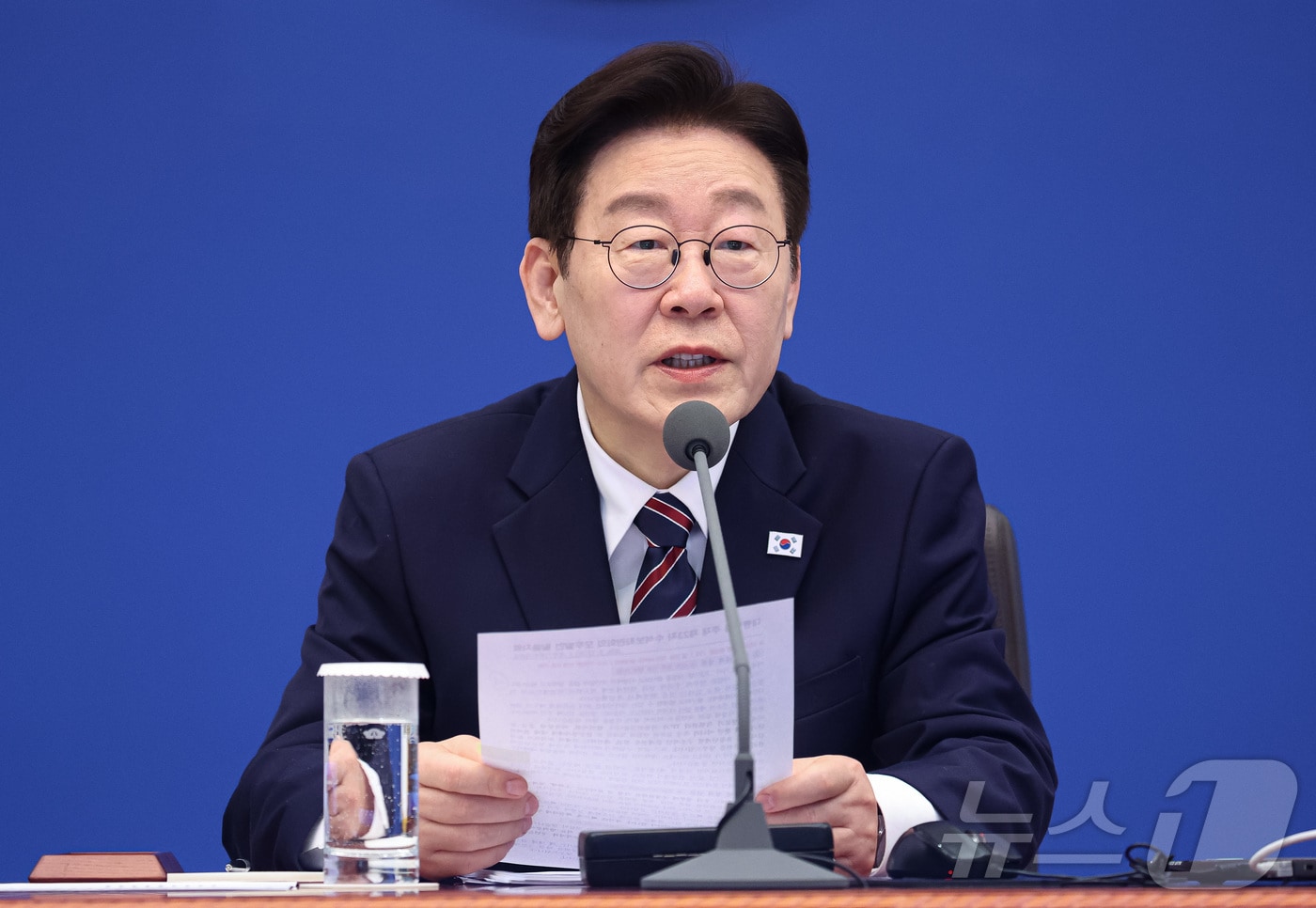 이재명 대통령이 지난 12일 청와대에서 열린 수석보좌관회의에서 발언하고 있다. 2026.2.12 ⓒ 뉴스1 허경 기자