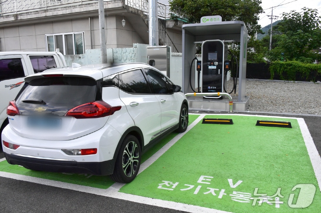 전기자동차 충선시설.(순창군 제공. 재판매 및 DB금지)/뉴스1 
